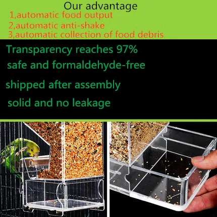 Инструменты для кормления птиц летающая маленькая миска попугаев