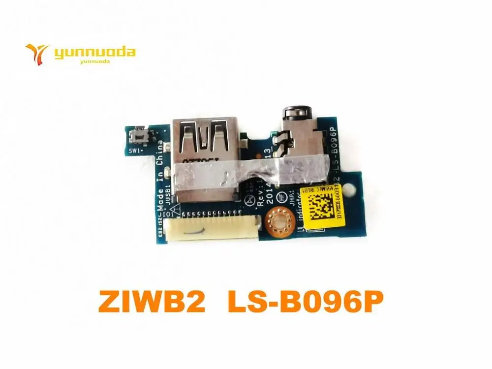 Оригинал для Lenovo B40 45 70 305 B50 30 75 USB плата аудио Плата ZIWB2 LS B096P протестирована good free