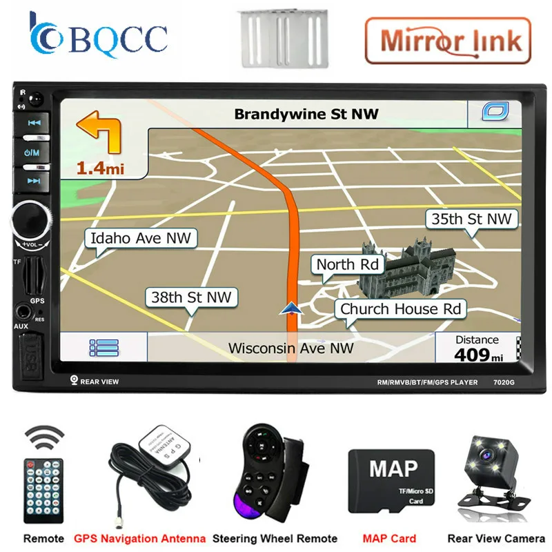 Автомагнитола 7021G 2 Din 7 дюймов TFT MP5 плеер USB Bluetooth Авто Видео дистанционное