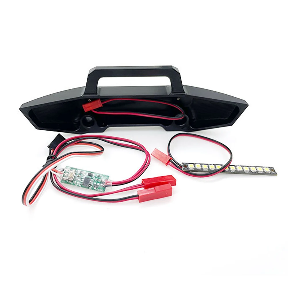 

1:10 Professional Durable Front Bumper Kids Toy Easy Install Replacement Parts Monster Trunk Simulation Metal For TRAXXAS MAXX