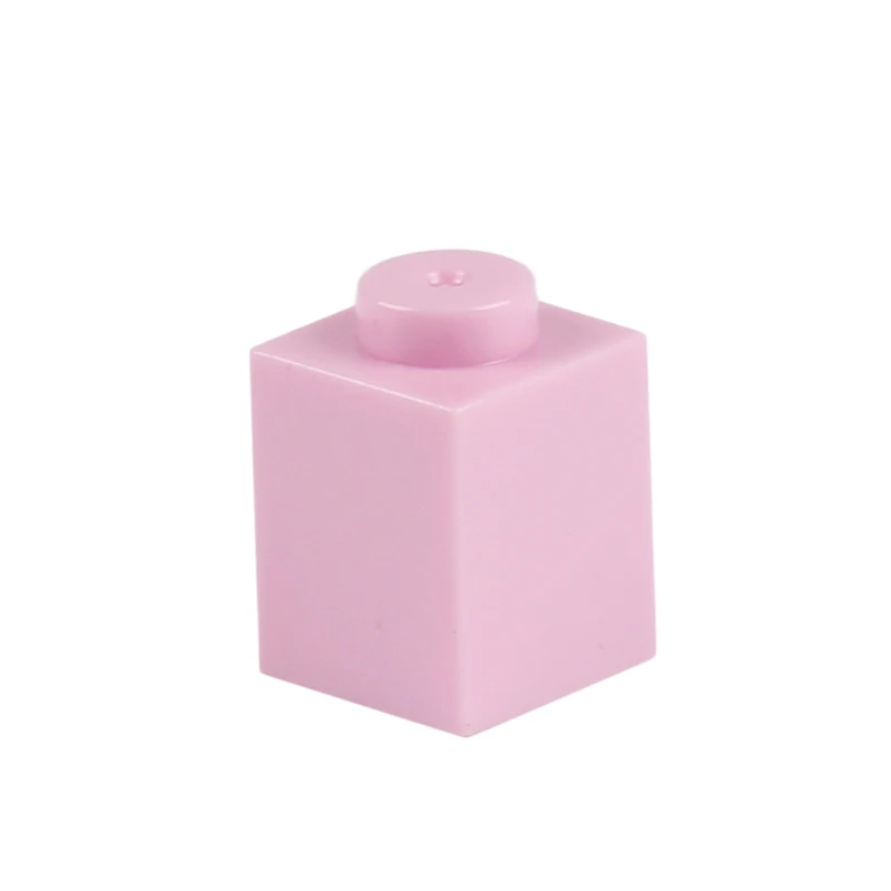 Light pink 200pcs Мпц Творческий кирпича 1x1 300" сделай сам" Азов просветить строительные блоки покупательских тележек, оптом, наборы для ухода за кожей Совместимость Собирает Частицы Игрушки для детей - Цвет: Light pink 200pcs