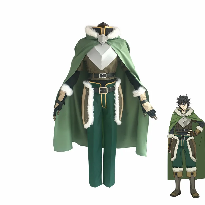 

The Rising of the Shield Hero Cosplay Costume Naofumi Iwatani Costume Cosplay Shoes Cover Hero Cloak Men Halloween Party