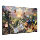 CraftArtGo 5D Алмазная вышивка Красота и зверь полностью квадратные Стразы мозаика, вышивка крестиком на рисунке, со стразами в виде цветка; Комплект