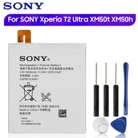 original replacement sony battery lis1554erpc for sony xperia t2 ultra xm50t xm50h d5303 d5306 authentic phone battery 3000mah