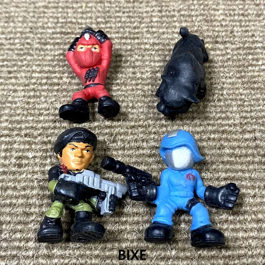 Lot 12PCS Gi Joe G.I. Микро сила мини-фигурки серии 1 красный гром ниндзя кремневый Дюк