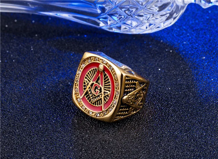 

Wholesale Fine Jewelry Jewelry Titanium Steel Figner Rings Gold And Aed Color Casting Ring For Men And Women