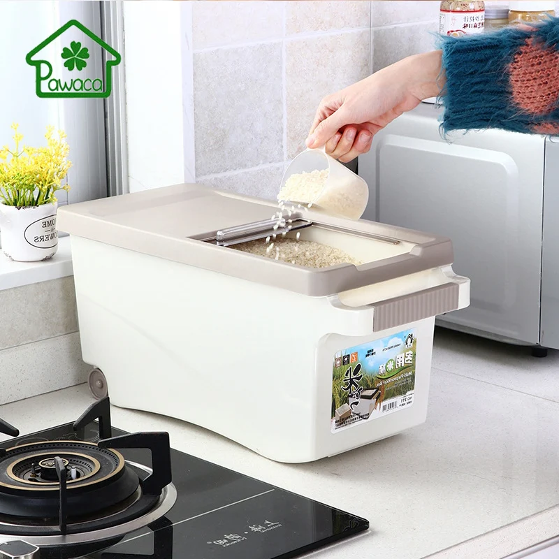 7 кг риса герметичный ящик для хранения влагостойкий большой емкости свежий и