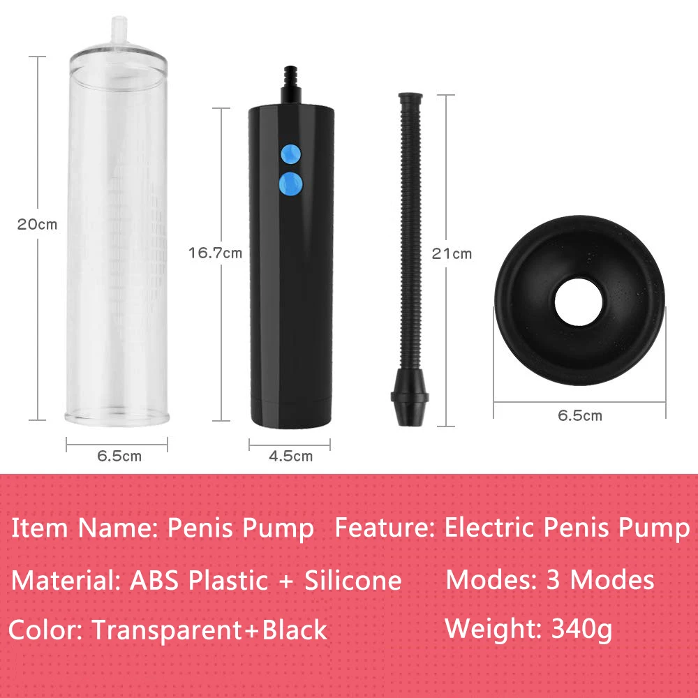 Автоматический увеличитель мужского пениса вакуумное устройство USB
