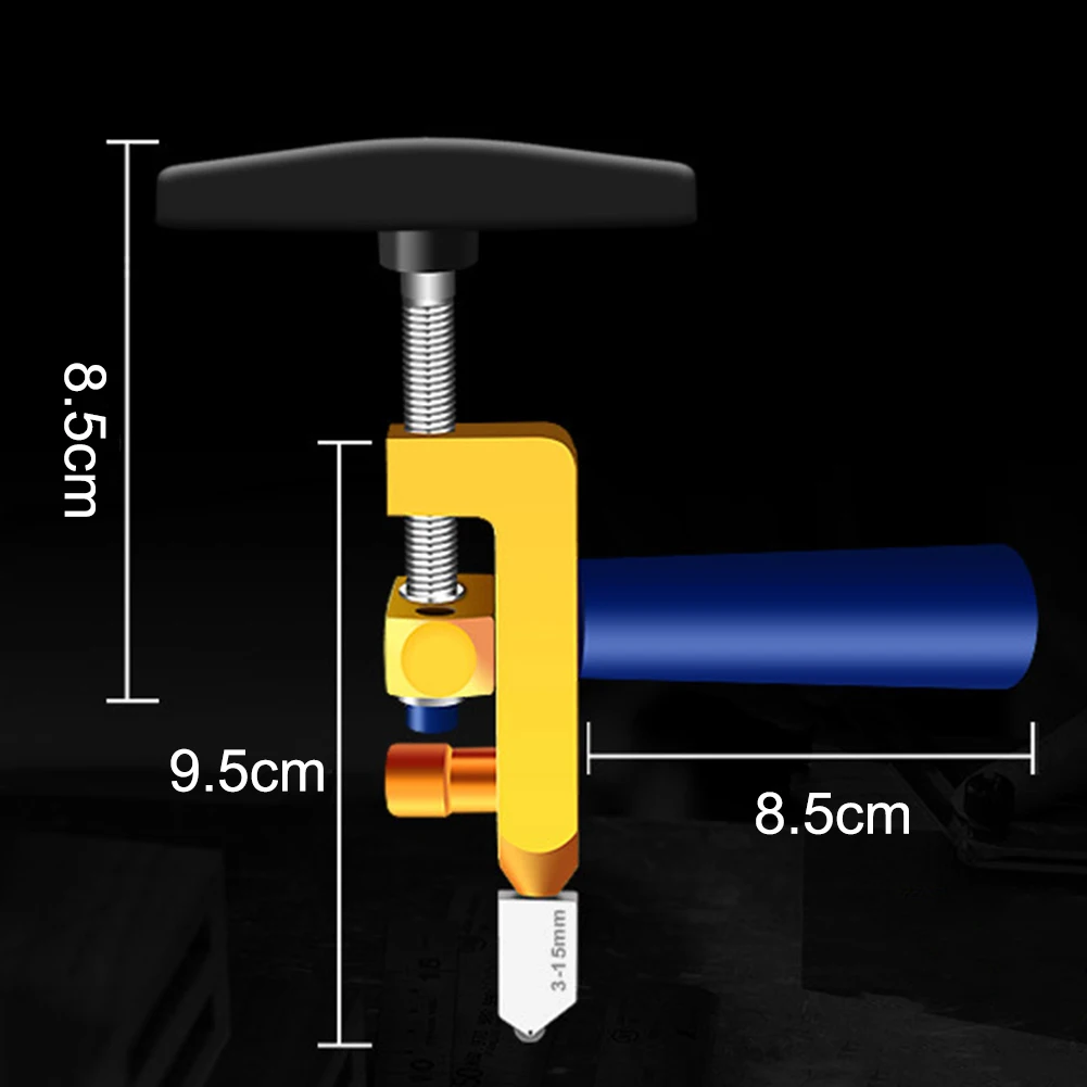 2 в 1 режущее колесо нож инструменты Керамическая плитка резка стекла Алмазный