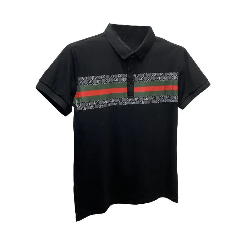

Summer new luxury business short sleeve polo shirt for men 2021 versatile high end Lapel half sleeve T-shirt for men
