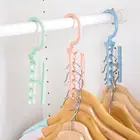 Новая пластиковая вешалка креативная вращающаяся вешалка с вешалка на ручке ветрозащитная вешалка с пятью отверстиями вешалка для сушки шкафа вешалка для одежды