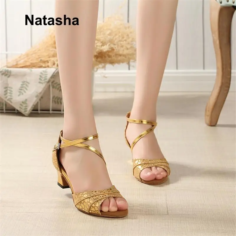 Обувь для латиноамериканских танцев Natasha из натуральной кожи обувь выступлений