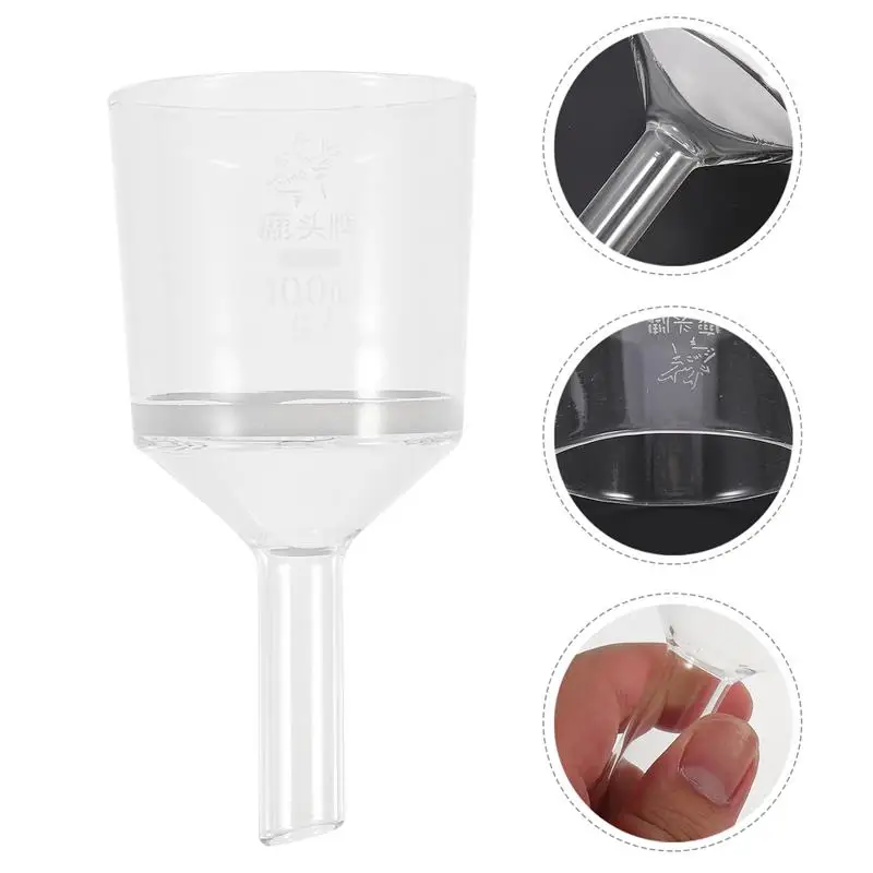 

1pc Glassware Funnel Labware Glass Filter Sand Core Funnel for Laboratory