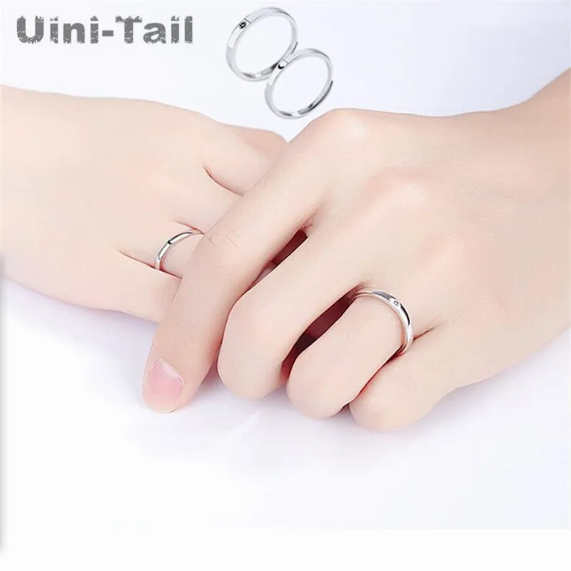 Женское кольцо с Луной Uini-Tail Открытое из стерлингового серебра 925 пробы Ювелирное