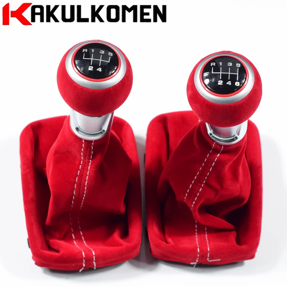 Чехол для Audi A3 S3 2001 2002 2003 из замши и кожи с ручкой переключения передач|Ручка