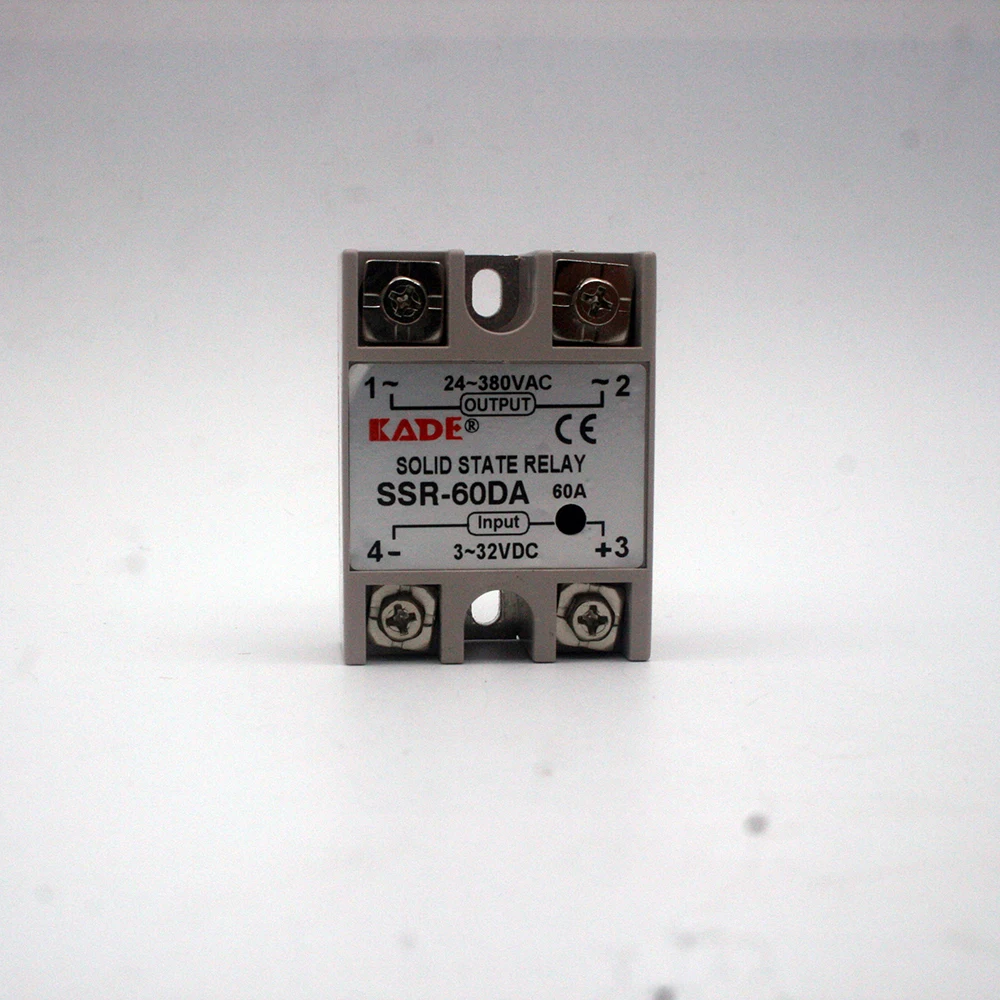 Однофазное твердотельное реле SSR-50DA / 60da/75DA/80DA/100DA с пластиковым пылезащитным