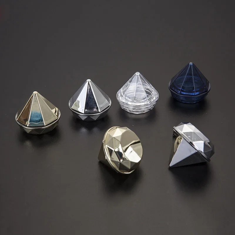 

1000Pcs/lot 5 Ml Diamond Bottle Stereo Diamond Box Cream Bottle Cosmetic Sub-Box Bottle Trial Sample Box Bottle