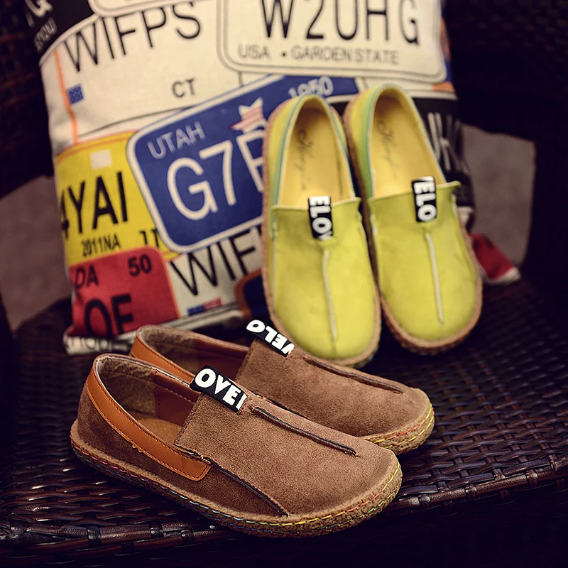 Эспадрильи с низким верхом лоферы женская обувь для улицы прогулочная ленивые