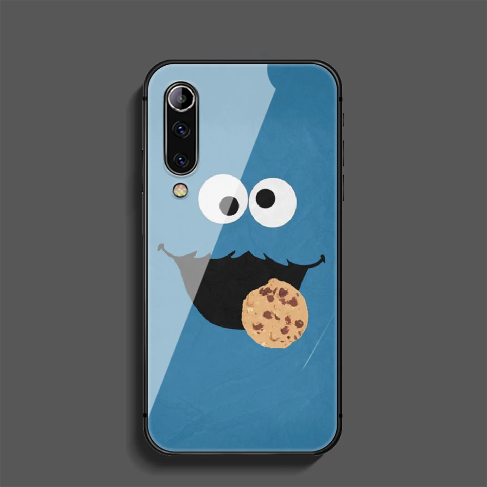 

Cookies-Monster Phone Tempered Glass Case Cover For Xiaomi Mi Note A2 A3 8 9 3 9 9T 10 Max Pro Lite Ultra Pretty Shell Bumper
