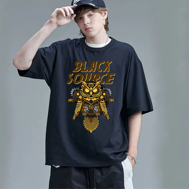 Футболка в стиле хип-хоп с изображением героев мультфильма Заснеженная Сова |