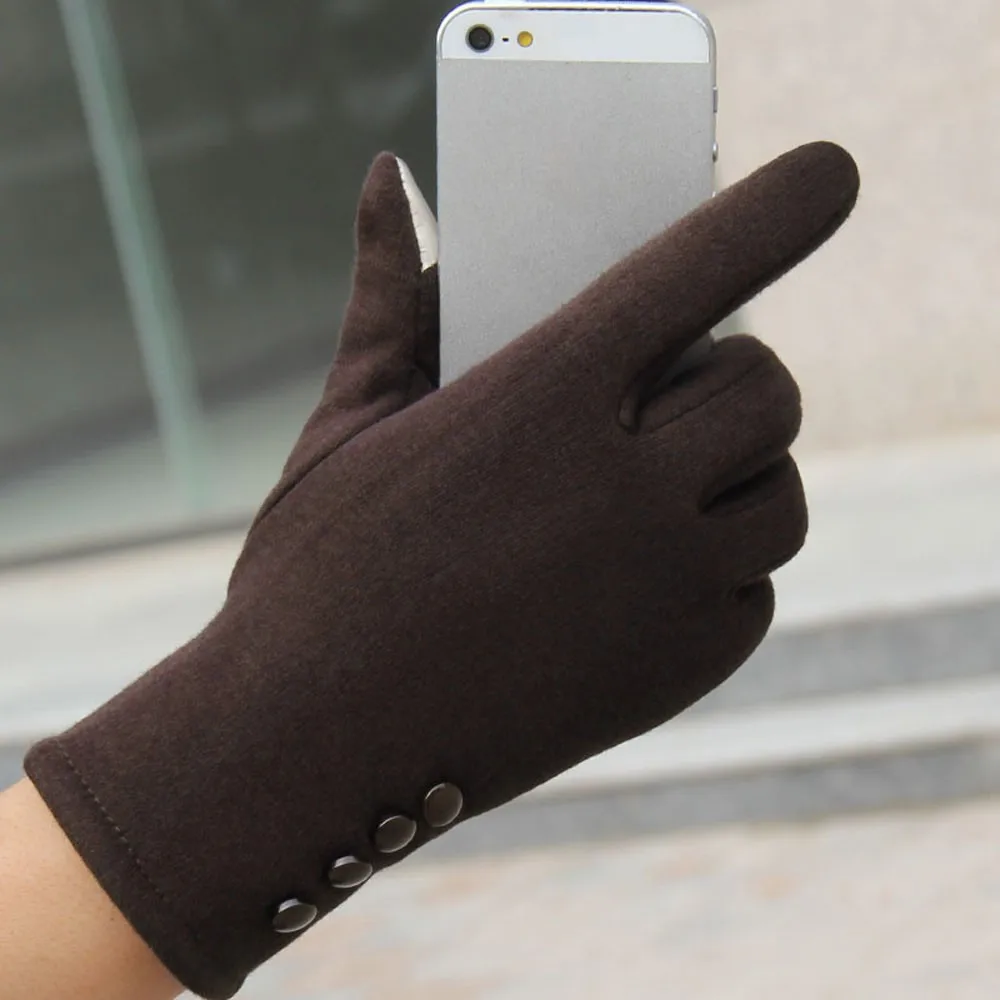 C Перчатки женские с сенсорным экраном guantes 1 пара зимние сохраняющие тепло перчатки для езды на велосипеде для женщин удобные зимние перчатки luvas N1 - Цвет: C