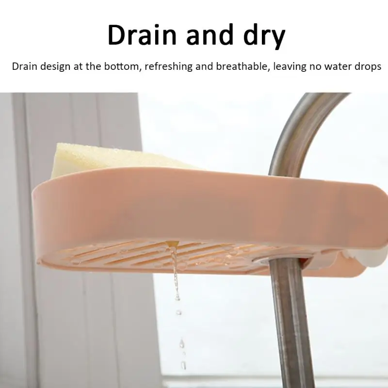 Кран стеллаж для хранения сливная Корзина держатель губок на кухню мыло мытья