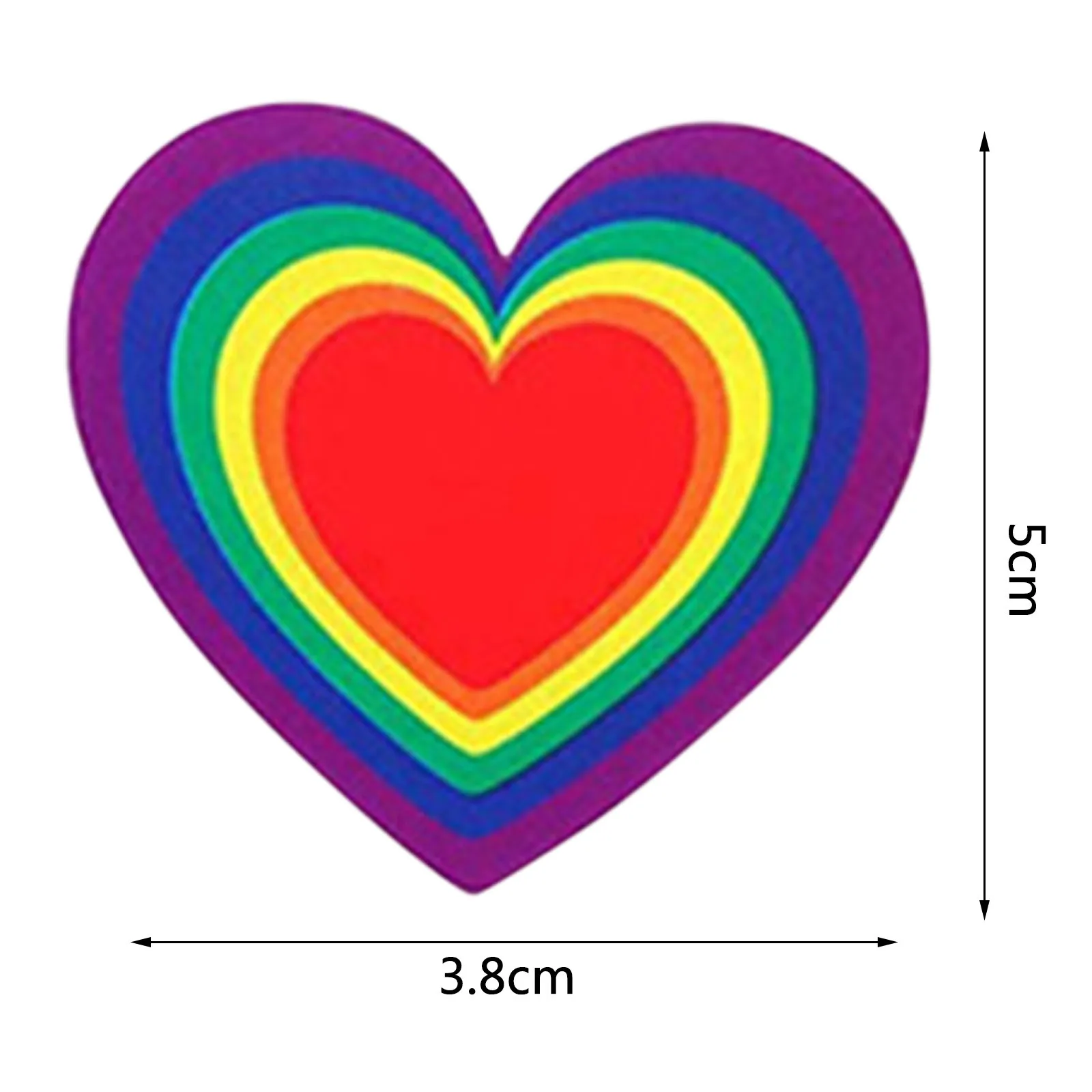 

500pcs Wall Stickers Pride Day Homosexual Elements Love Gradient Colorful Facial Tattoo Sticker Home Decoration Accessories
