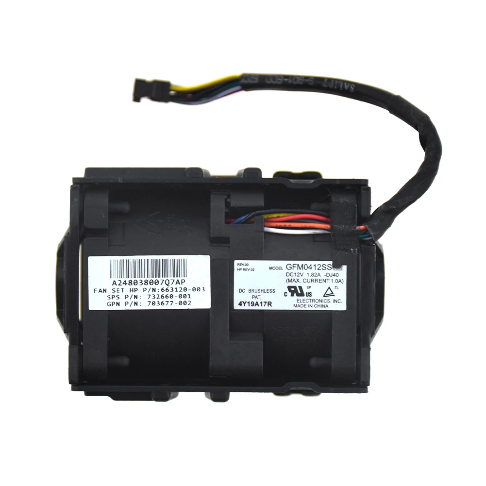 

HP DL160 G8 Server Fan 663120-001 677059-001 GFM0412SS-BB33