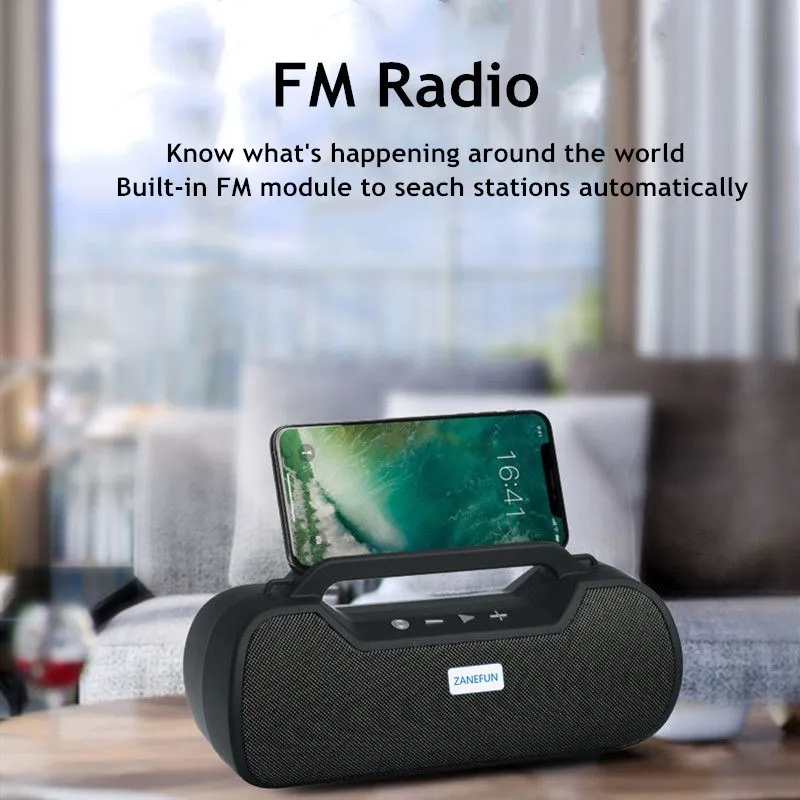 Bluetooth Колонка портативная уличная с поддержкой FM радио и TF карт|Портативные
