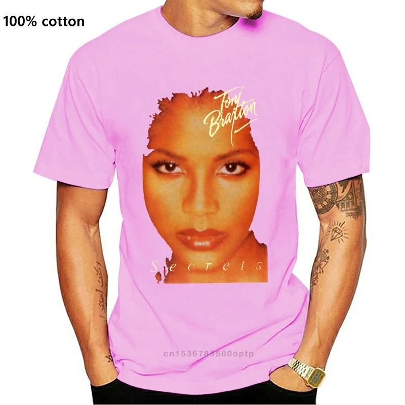 

VTG Rare - T Shirt - Toni Braxton - Secrets 1996 - Top Black Reprint - USA Size