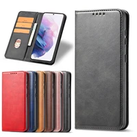 magnetic leather case for iphone 11 12 pro max x xs xr 6s 7 8 plus luxury wallet flip phone cards holder stand phone cover shell