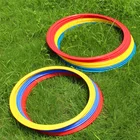 12 шт. футбольные кольца для гибкости ABS футбольные мячи Аксессуары для тренировок 40 см пошаговое кольцо оборудование для футбольных тренировок