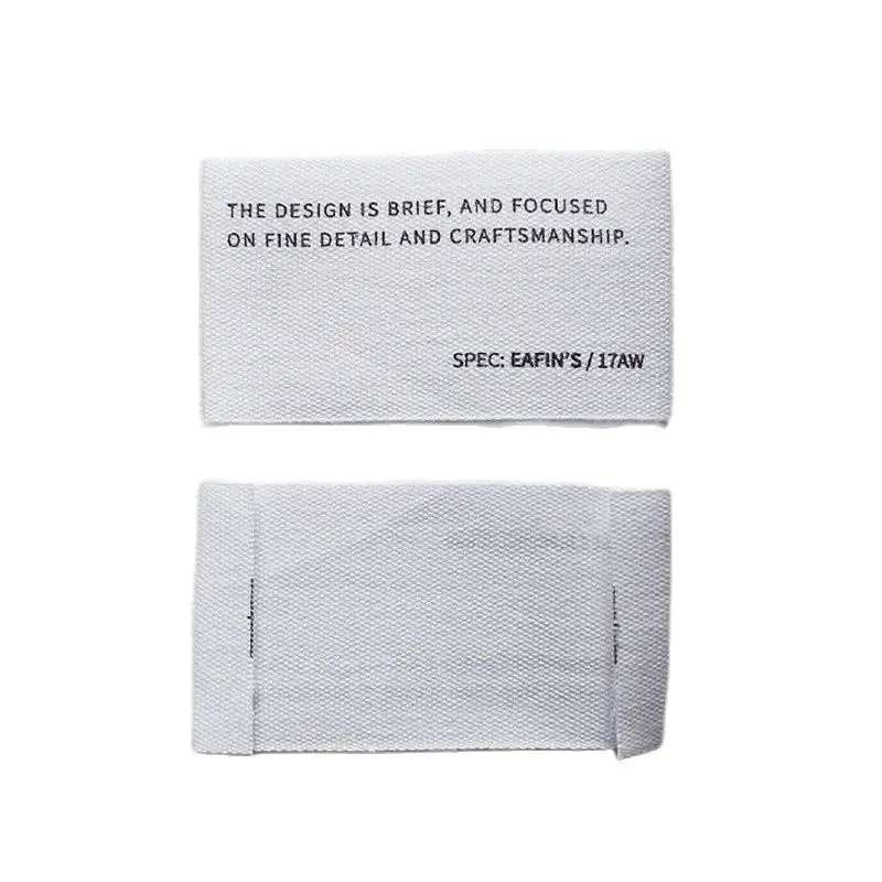 Индивидуальные этикетки из ТПУ для ухода за одеждой резиновая этикетка с принтом
