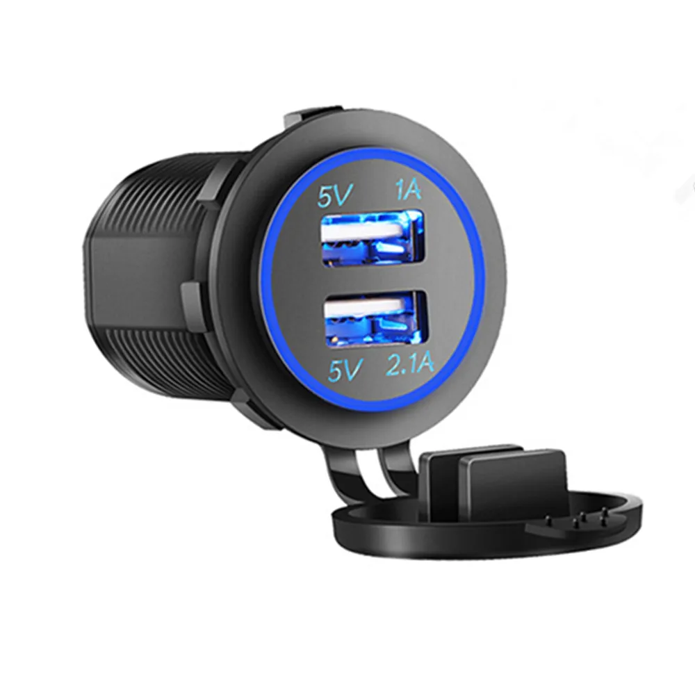 Универсальное водонепроницаемое автомобильное зарядное устройство для