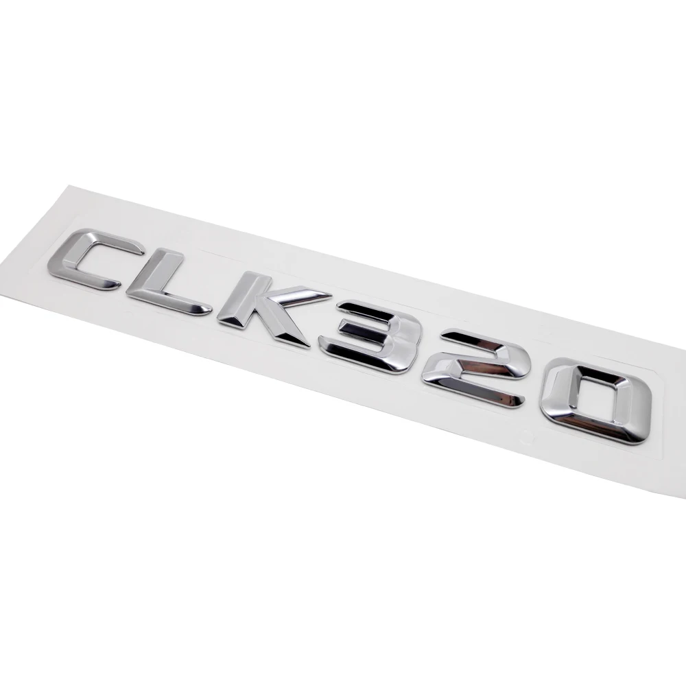 

For Mercedes Benz CLK Class W208 W209 W204 W203 W211 W210 W212 W205 Cla Gla Glc Glk CLK320 Rear Trunk Letters Emblem Badge Logo