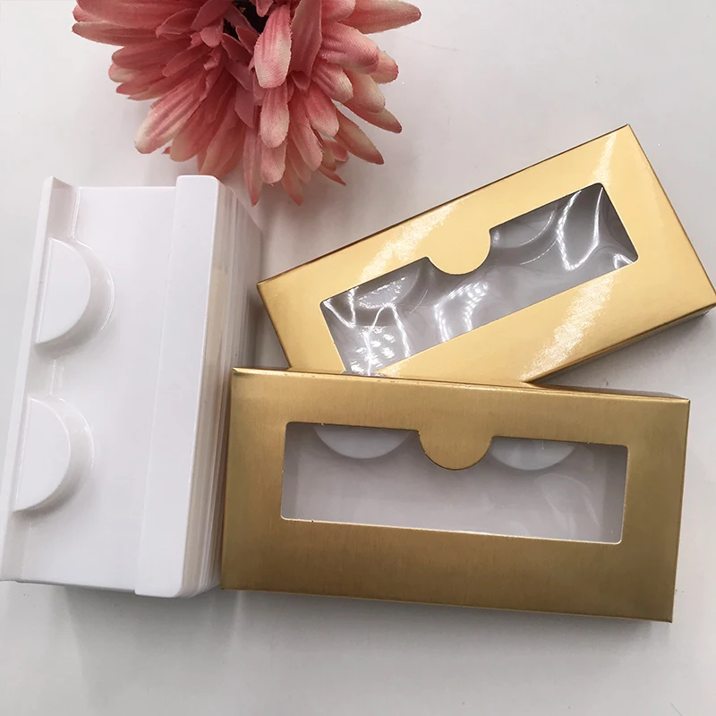 Новинка 20 компл./лот упаковочная коробка для ресниц бумажная цветная картонная с