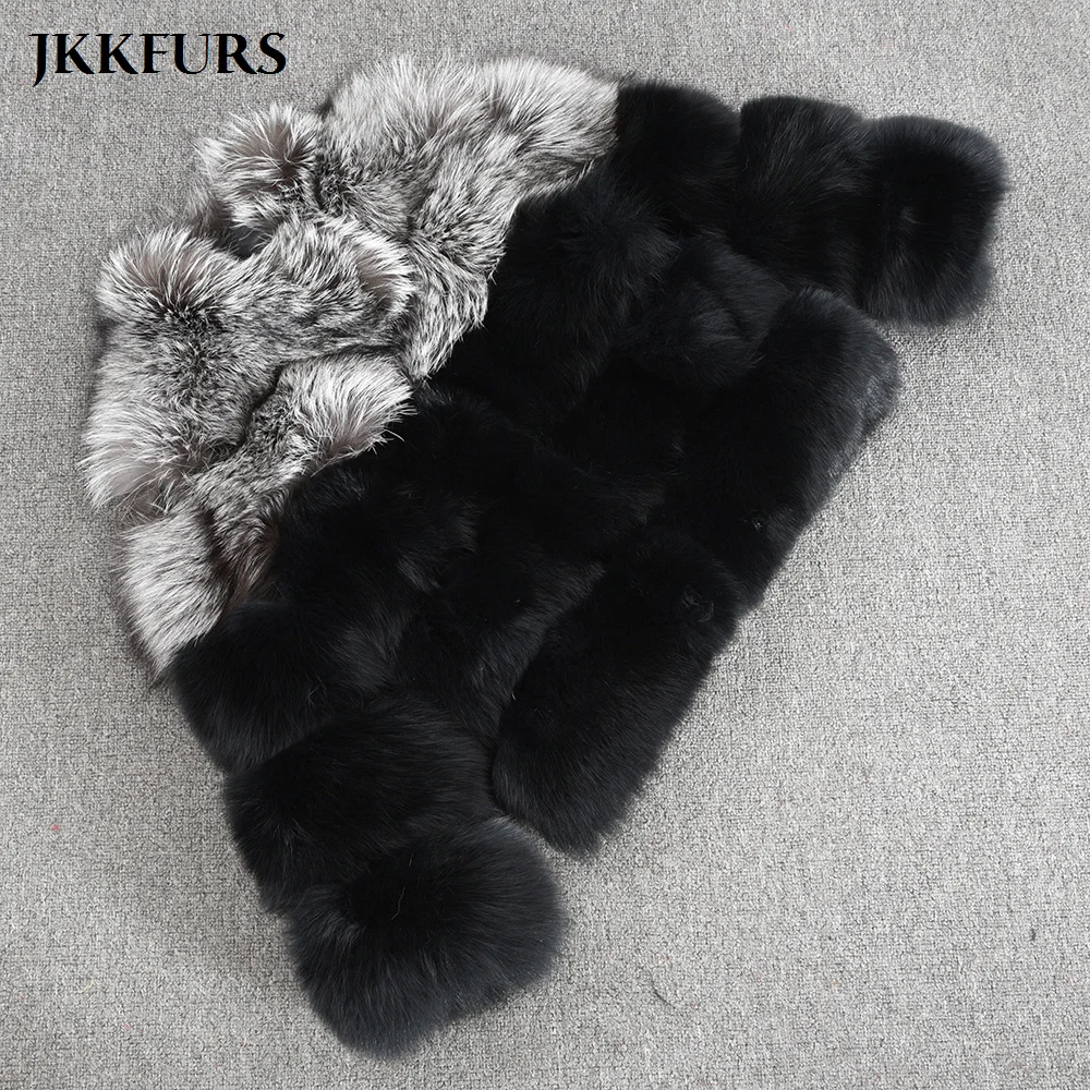 Новое поступление женская зимняя теплая черная шуба из искусственного меха