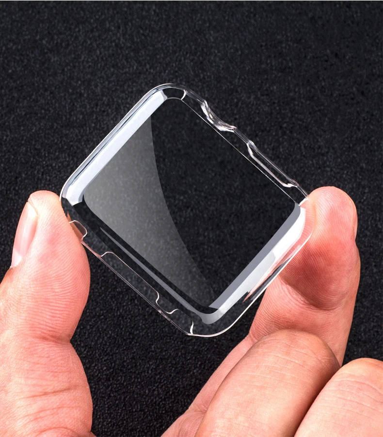 Чехол для Apple watch чехол 44 мм 40 iWatch 42 38 бампер из ТПУ Защита экрана Watch series 6 5 4 3 SE band |
