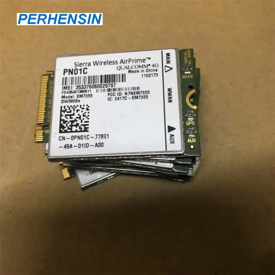 

0PN01C для Dell Wireless DW5808e 4G LTE EM7355 Фотокарта PN01C