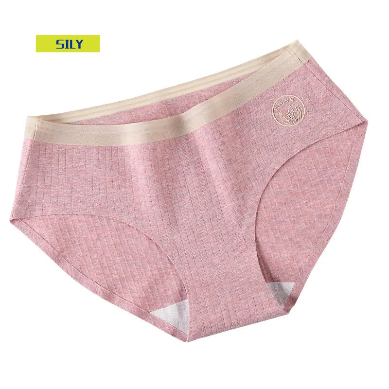 

3 Pcs/Set Sexy Seamless Cotton Underwear Women Panty Soft Panties For Female Skin-friendly Panty Comfort Lingerie Women's Briefs