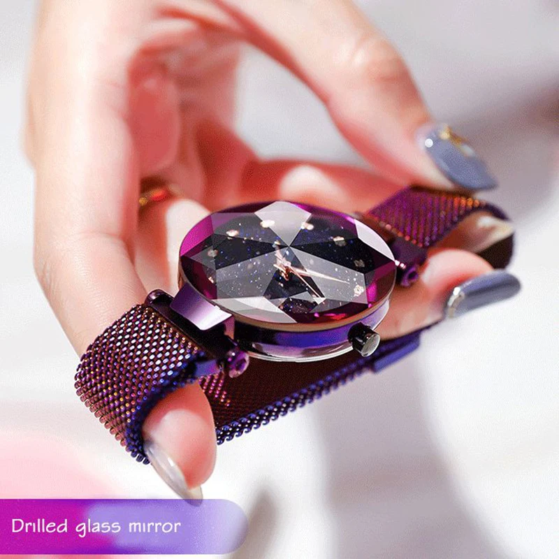 

Luxury Magnetic Women Watches Starry Sky Watch Women Diamond Female Quartz Ladies Wristwatches Clock Zegarek Damski reloj mujer