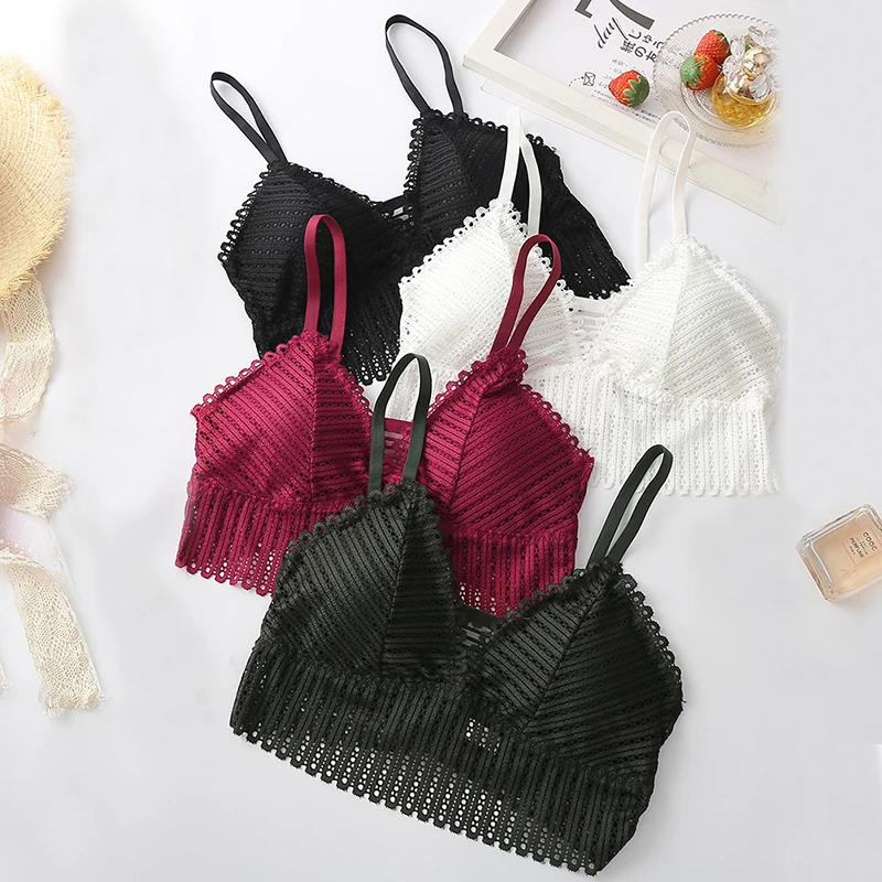 Женские кружевные бюстгальтеры Бюстгальтеры без косточек с открытой спиной