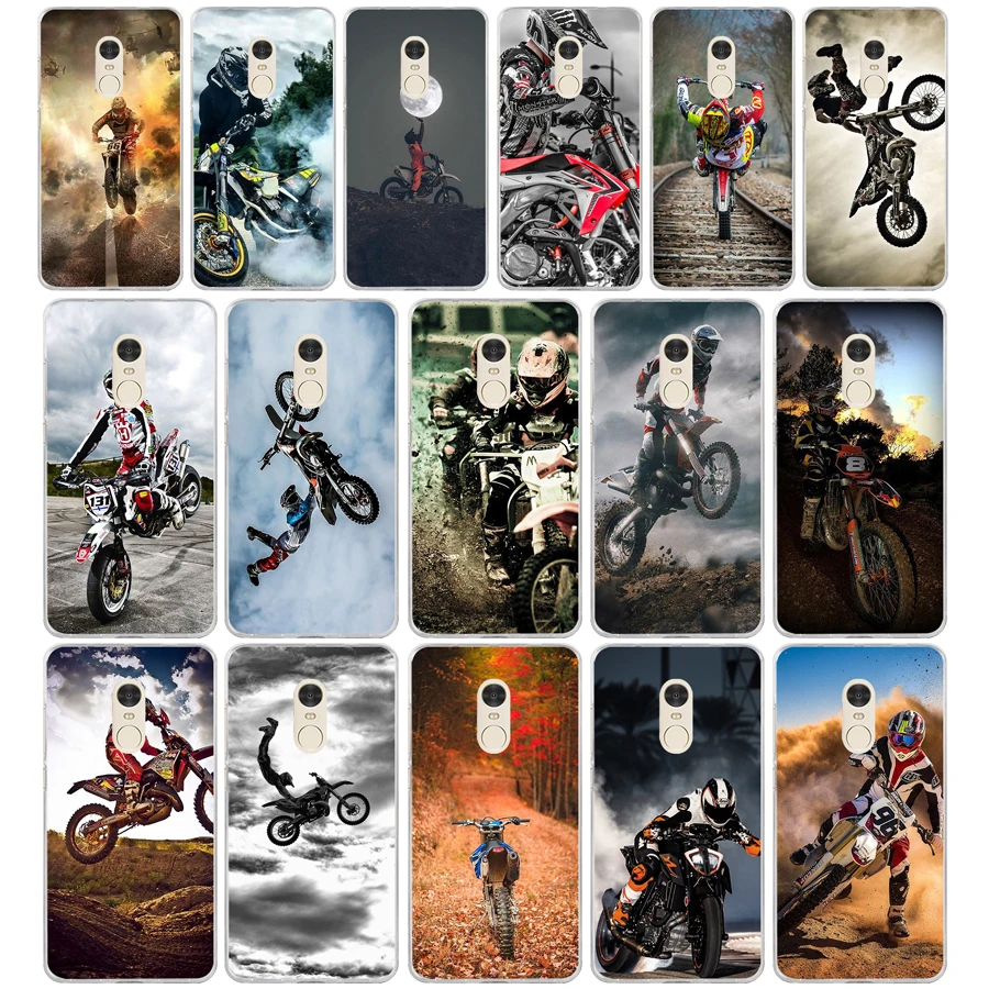 226FG moto cross dirtbikes Мягкий Силиконовый ТПУ чехол для телефона xiaomi redmi 7 7a note 4A 4X 6 Pro 6A |