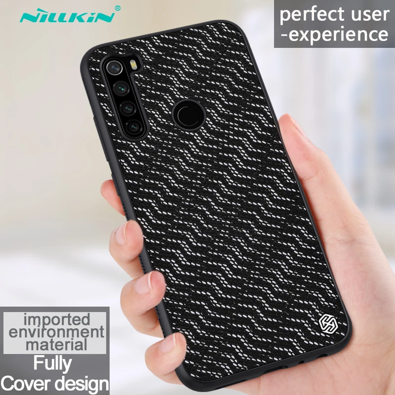 Silver Glitter Для Xiaomi Redmi Note 8 Pro NILLKIN Twinkle чехол Роскошный гибкий ТПУ PC задняя крышка полиэфирная сетка светоотражающий чехол для телефона Fundas - Цвет: Silver Glitter