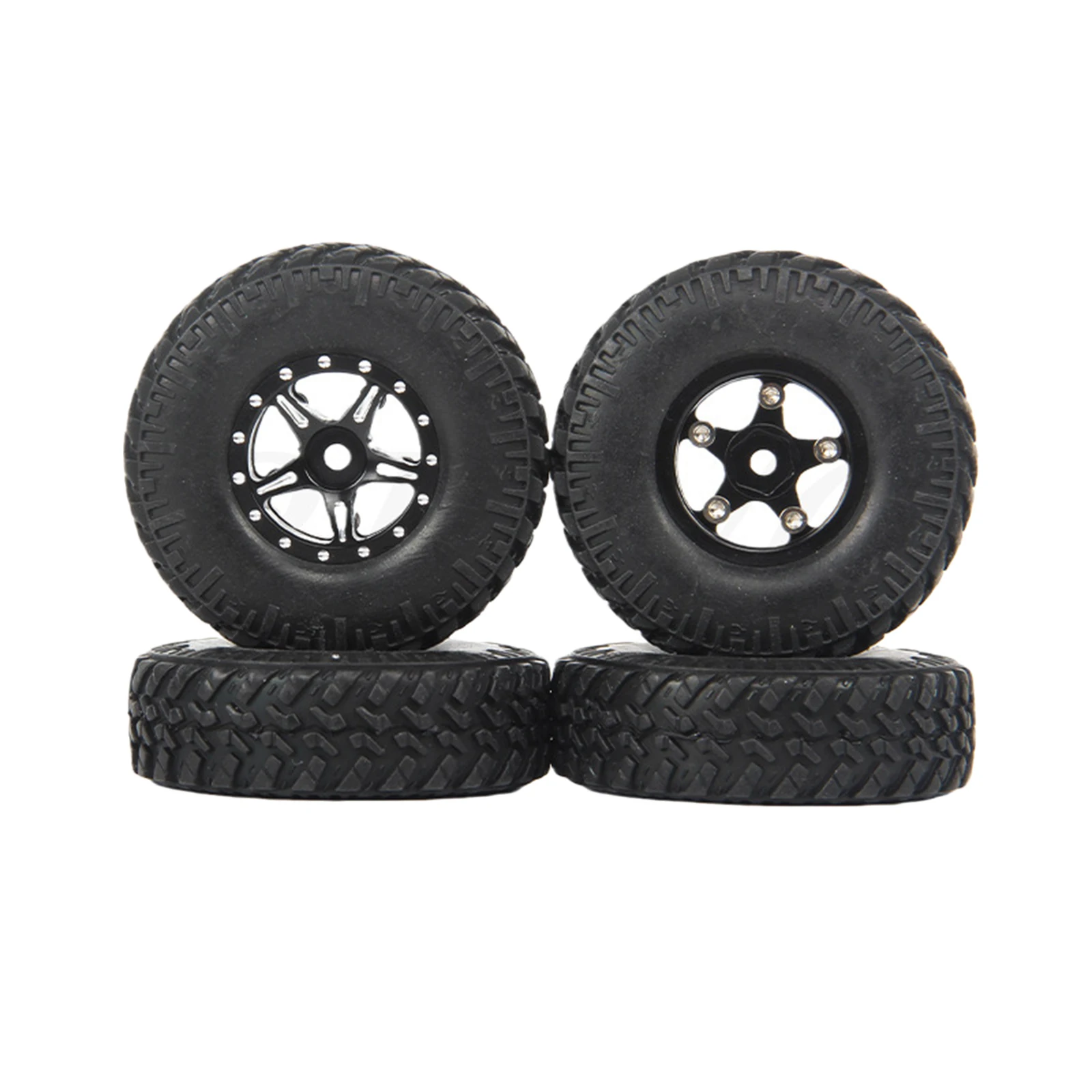 

4х Резиновые Колесные шины для радиоуправляемого автомобиля AXIAL SCX24, запчасти для багги-грузовиков, резиновые шины, шины для радиоуправляемо...