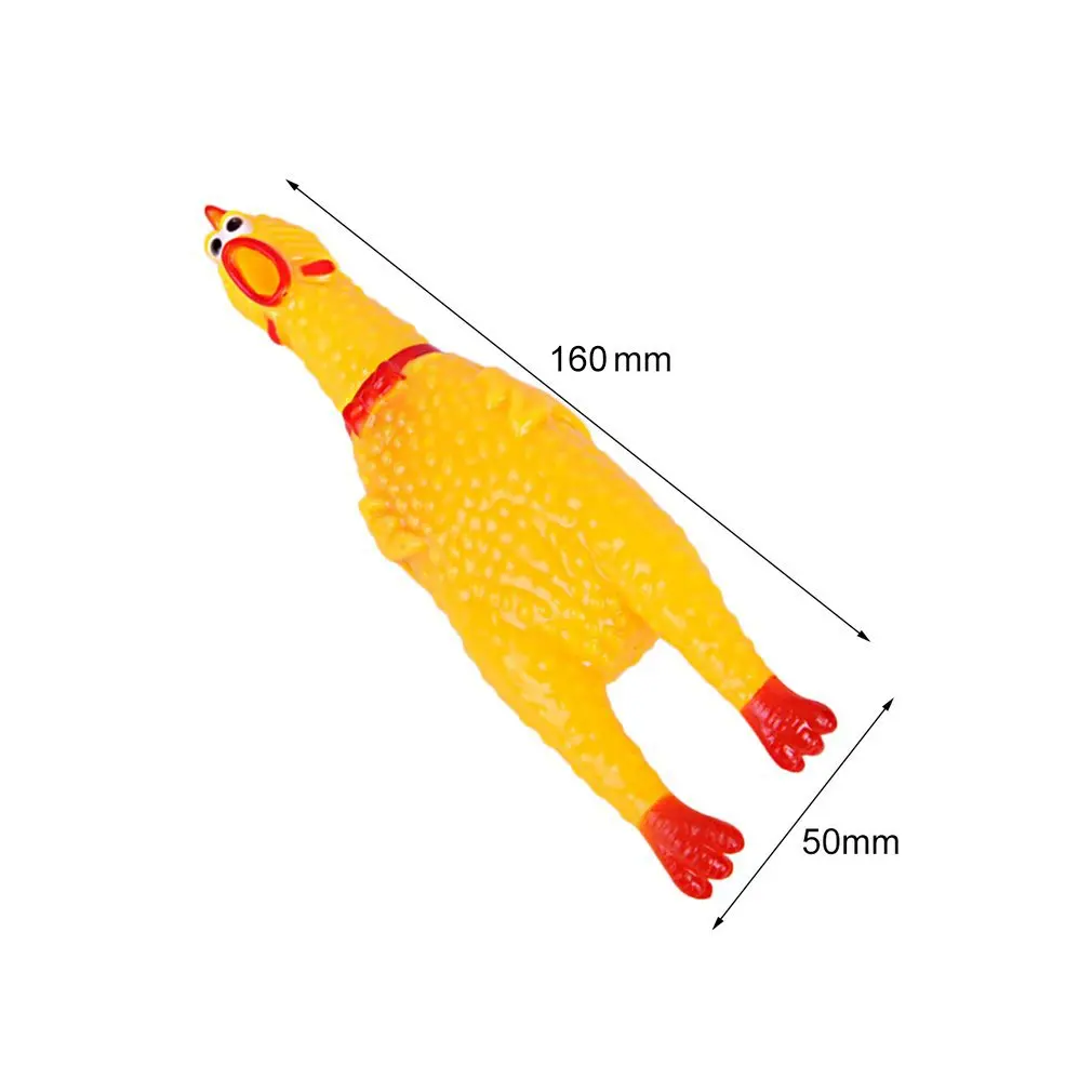 

Funny Design Non-Toxic Screaming Rubber Chicken Squeeze Toys Sound Toy Children Adult Stree Relief Shrilling Chicken Toys