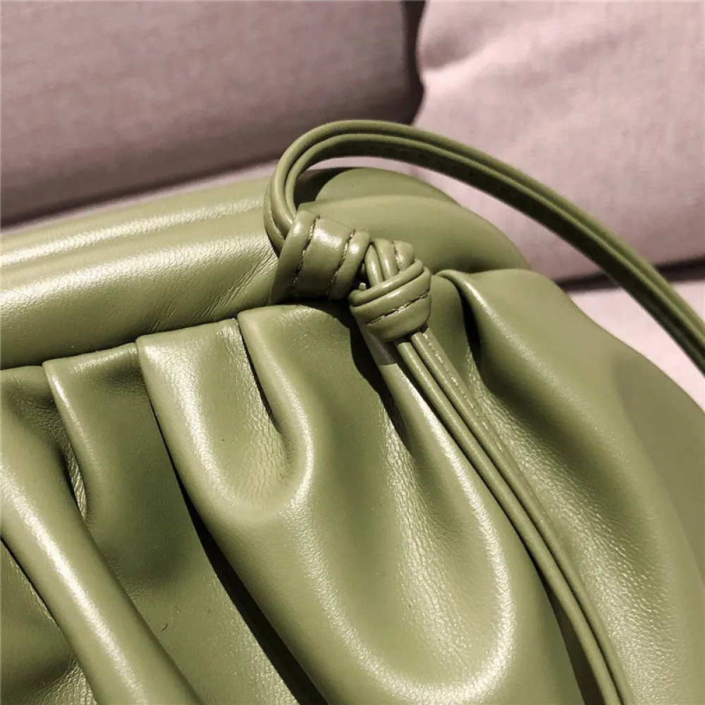 

Shoulder Bags For Women Cloud Bag Soft Leather Single Shoulder Dumpling Handbags Day Clutches Bag Messenger Clutch Bags 2020 New