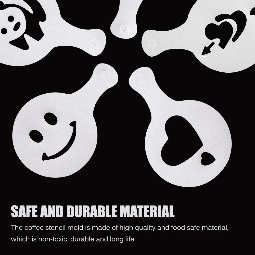 Форма для капучино модная модель печати на кофе трафареты распыления пены торт