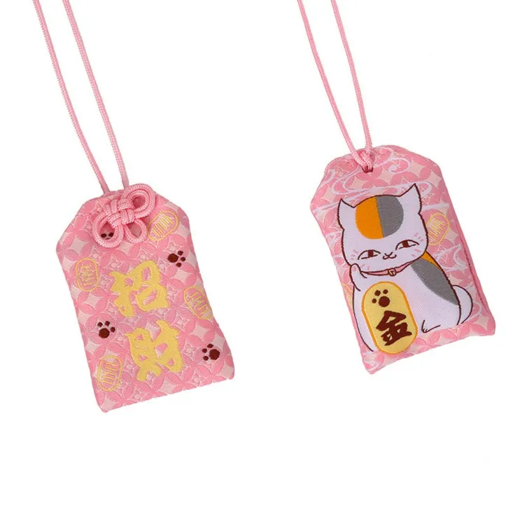 1 шт. Kawaii традиционный Omamori Natsume Yuujinchou Любовь Удача защита от ДТП Здоровый кулон