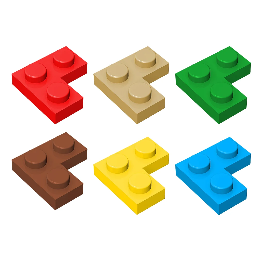 

30pcs MOC Bricks Assembles Particles Plate 2 x 2 Corner For Building Blocks DIY Educational diy Toys for Children Kids Gift 2420